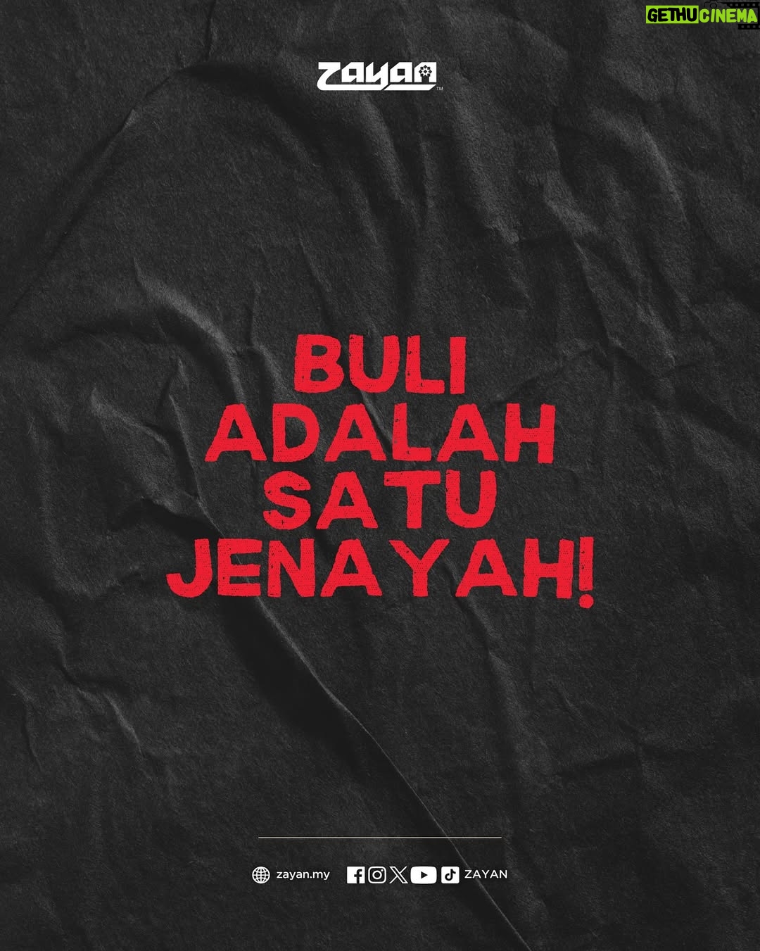 Nana Mahazan - 4.2K Likes - HENTIKAN BULI ⚠️

Buli bukanlah gurauan, ia bukan juga suatu perkara yang boleh diabaikan ‼️

#ZAYANShare
#HentikanBuli
#KamiBenciBuli
#JusticeForZara