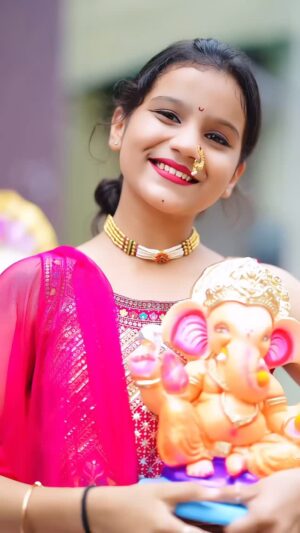 Nandini Rajput Instagram - बप्पा मोरया 🥰❤️
#nandini091013 #bappa #morya #ganesha #ganeshchaturthi #instagram #reels