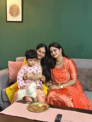 Nandini Singh Instagram - Rakshabandhan♥️🙏🏻