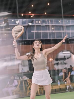 Nasya Marcella Instagram - Girl’s padel out has never been this fun! ✨
#HouseOfPadel #PadelCourtJakarta