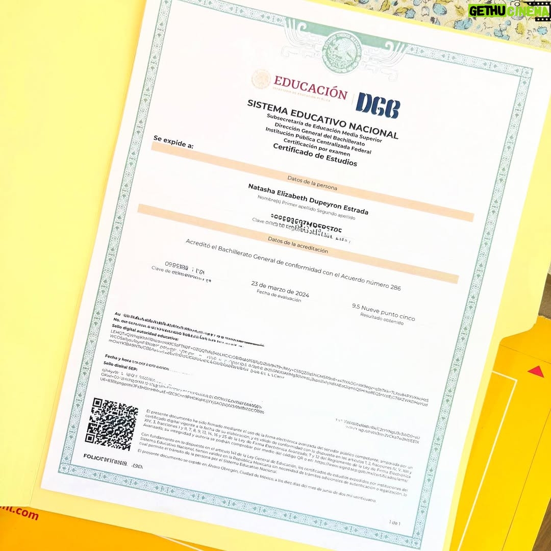 Natasha Dupeyrón - 3 Likes - Hoy recibí mi certificado de preparatoria. Con 9.5 de promedio.
¡Nunca imaginé que iba a escribir algo así! Jajaja 

Cuando era niña, no fui a la escuela. Trabajé desde muy chica, y crecí con la idea de que estudiar no era para mí. Que no podía. Que no servía para eso.
Me daba miedo estar en una reunión y que hablaran de cosas que yo no entendía.
Me daba miedo preguntar.
Me daba miedo fallar.

Intenté estudiar música una vez, con mucha ilusión. Pero no tenía la escuela terminada y no me dejaron entrar.
Y eso me dolió. 
Me sentí limitada. Sin opciones. Con una autoestima tan bajita que me convencí de que nunca iba a poder.

Pero hace un año, después de mucha terapia (jeje) me atreví. Empecé a estudiar. Me dio miedo, dejé trabajos para poder concentrarme, estudié horas, me frustré, me juzgué, me quise rendir… pero seguí.
Y algo cambió.

Me enamoré de la física. La química dejó de darme miedo. Aprendí que soy buena para las matemáticas (¡el álgebra es mi pasión!) Me emocioné con la historia, la filosofía, la psicología. Aprendí de derecho, sociología, literatura, estructura socioeconómica de México y biología. Me armé una mochila con cuadernos, plumones, prit, mi pequeña impresora, una INCREÍBLE calculadora (que lo tiene todo) y empecé a construir mi forma de aprender. Y me encantó.

Conocí a mi maestra Mónica. Una guía amorosa que me dio confianza y estructura. ( @moni_balmar te tqm✨🫶🏻🌻) 
Y por primera vez, sentí que estaba haciendo algo por y para mí.

Hoy abrazo a la Nata chiquita, y le digo:
No, no eres tonta.
Sí, vas a terminar la escuela.
Y un día vas a estar orgullosa. Como hoy.

Hoy tengo opciones.
Hoy sé que puedo.
Y sí, con todo mi corazón, lo digo fuerte: lo logré. 

Gracias a todas la apersonas que me apoyaron en este proceso. 🌻🫶🏻🌞✨♥️🔥 

¡Necesito hacer mi graduación! A FESTEJAR 👩🏻‍🎓