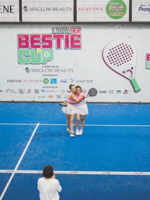 Naysila Mirdad Instagram - Bestiecup2025 

Thank you @bund.lifetainment @gisel_la , it was such a fun game! 😘