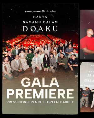 Naysila Mirdad Instagram - Gala Premiere #HanyaNamamuDalamDoaku 🧡