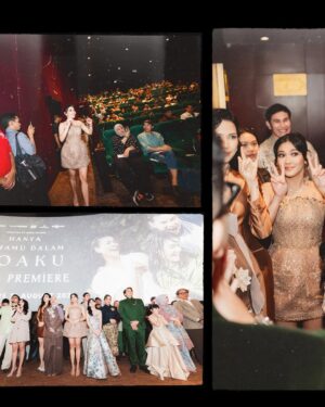 Naysila Mirdad Instagram - Gala Premiere #HanyaNamamuDalamDoaku 🧡