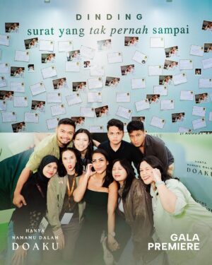 Naysila Mirdad Instagram - Gala Premiere, Press Conference & Green Carpet Film Hanya Namamu Dalam Doaku 💚 

Terima kasih teman-teman yang sudah hadir meramaikan✨

Sampai ketemu kembali di bioskop 21 Agustus 2025, jangan lupa ajak keluarga, teman, saudara dan semuanya buat nonton bareng yaaa!🤗

#HanyaNamamuDalamDoaku #HNDD #MencintaimuDalamDoa