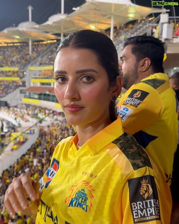 Neetu Bisht - 470.5K Likes - And I finally got to see THE Dhoni play live. A childhood dream come true. Win or lose, this moment will stay with me forever.
Thank you so much to @etihad for making this happen – truly grateful for this unforgettable experience!❤️