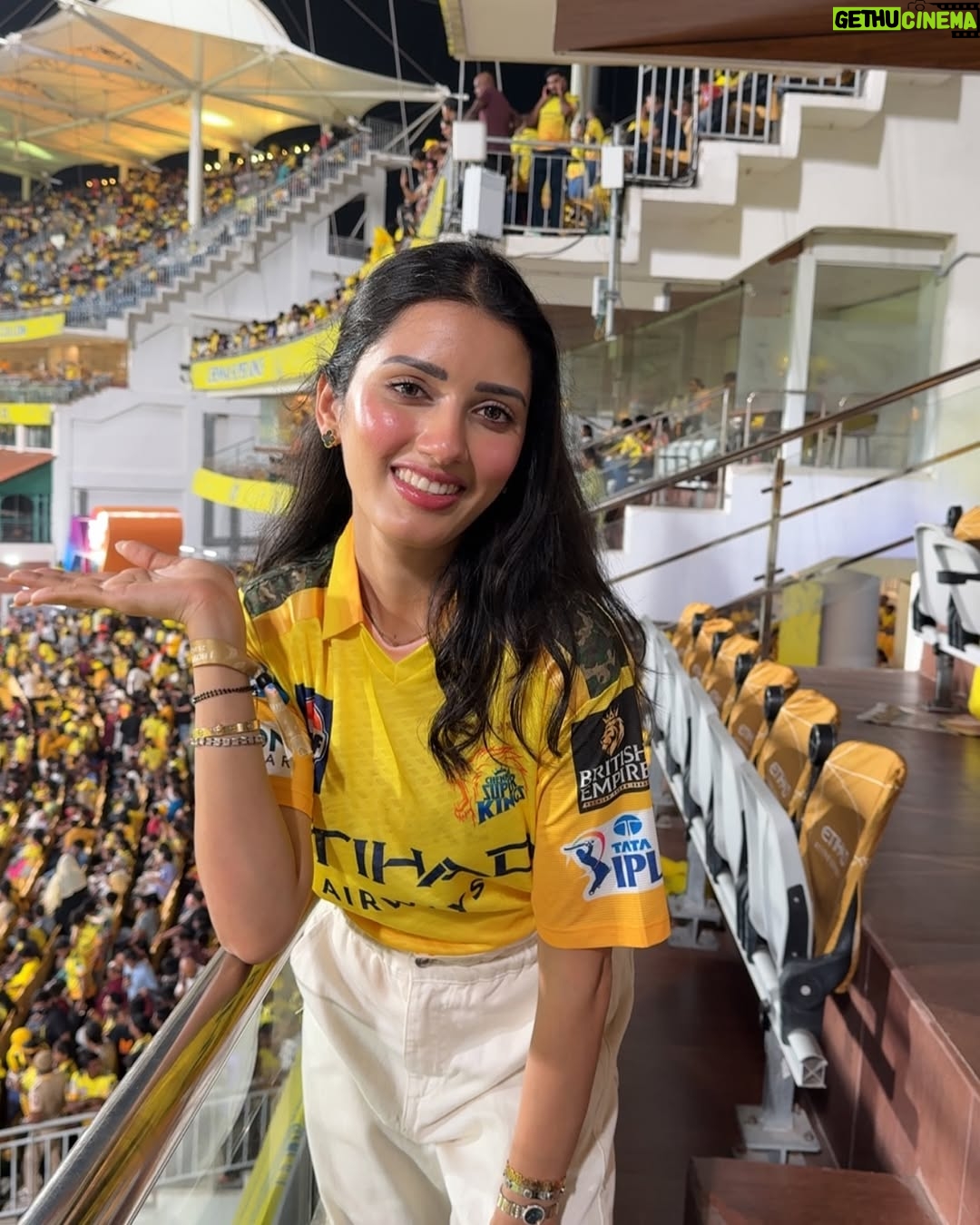 Neetu Bisht - 470.5K Likes - And I finally got to see THE Dhoni play live. A childhood dream come true. Win or lose, this moment will stay with me forever.
Thank you so much to @etihad for making this happen – truly grateful for this unforgettable experience!❤️