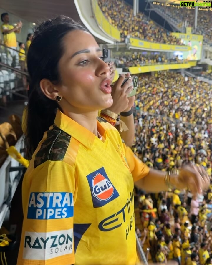 Neetu Bisht - 470.5K Likes - And I finally got to see THE Dhoni play live. A childhood dream come true. Win or lose, this moment will stay with me forever.
Thank you so much to @etihad for making this happen – truly grateful for this unforgettable experience!❤️