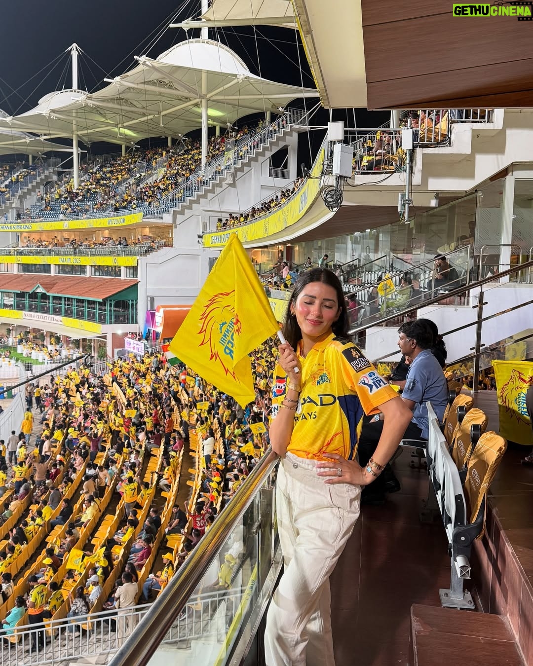 Neetu Bisht - 470.5K Likes - And I finally got to see THE Dhoni play live. A childhood dream come true. Win or lose, this moment will stay with me forever.
Thank you so much to @etihad for making this happen – truly grateful for this unforgettable experience!❤️