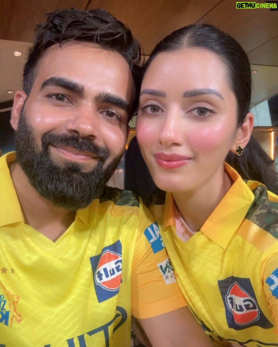 Neetu Bisht - 470.5K Likes - And I finally got to see THE Dhoni play live. A childhood dream come true. Win or lose, this moment will stay with me forever.
Thank you so much to @etihad for making this happen – truly grateful for this unforgettable experience!❤️