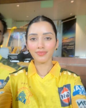 Neetu Bisht Instagram - And I finally got to see THE Dhoni play live. A childhood dream come true. Win or lose, this moment will stay with me forever.
Thank you so much to @etihad for making this happen – truly grateful for this unforgettable experience!❤️
