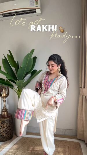 Neha Bhandari Instagram - Dil tu jaan tu 🧿 #bhai
.
.
For me Rakhi is all about staying true to myself because siblings are the ones who have seen every version of ypu since day one….
That’s why I love dressing up in a way that feels the most me not photogenic not picture conscious but more of a memory each year that we collect ♥️
.
.
Details 💐
Outfits @luxuryattiresbyam
Footwears @amazonfashionin @zara
Bag @luxuryattiresbyam and @amazonfashionin
Earrings @ehsaasjewellery and @kiara_jewelleryy
.
.
#explore #nehabhandari #explorepage #grwm #getreadywithme #getready #exploremore #getready #getfestiveready #festive #festivevibes #parsisuit #rakhioutfit #festivecollection #festiveoutfit #suitsets #suitcollection #farsi #farsisalwar #bhaibahan #rakhshabandhan