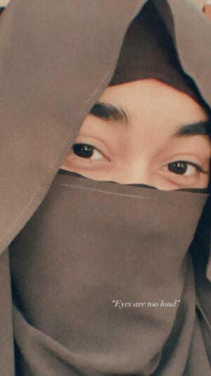 Neha Khatun Instagram - Eyes are too loud 👀
#explorepage #fyp #reelsinstagram #islam #trending #muslimah #eyes #niqab