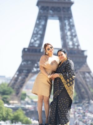 Neha Malik Instagram - No luxury, no success compares to the joy of holding your hand around the world 🌍 Every step I take, I want you beside me, Mom 🫶 in every corner of this beautiful world 💕 #besttravelpartner I could ever ask for ✈️ 🤩 @manjumalik335 ❤️❤️
:

#nehamalik #nehamalik335 #travelwithnehamalik #manjumalik #paris #paristrip #motherdaughterlove #travelgoals #travelphotography #luxurytravel #france #eiffletower #instalike #instagood #instatravel #fyp