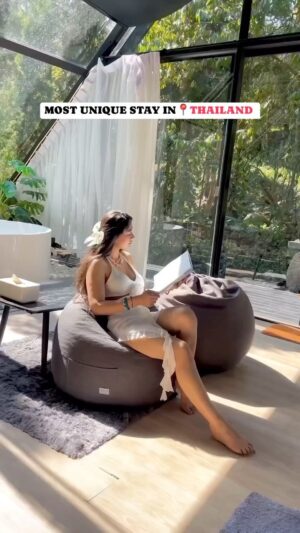 Neha Nirwal Instagram - Chiang Mai has everything ✨ I went up to @norden_glamping to stay in glass cabins near a stream with outdoor tubs 🛁 in the middle of the forest.
It’s a magical experience to see the forest through a dewy glass, having breakfast in middle of the stream.
Add this to your Thailand Itinerary
.
.
.
#réel #reelitfeelit #reelsinstagram #travel #travelgram #travelblogger #thailand #thailandtravel #chiangmai #thailand #glamping #travelgoals #explore #explorepage #fyp #fypシ #wanderlust #glasscabin #bathtub #amazingthailand #traveldiaries #forest