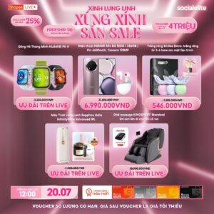 Nha Phuong Instagram - 💥 DEAL NỔI BẬT – CHỈ CÓ TRONG MEGA LIVESTREAM 20.7💥
👗 Gia dụng thông mình
💄 Set trang điểm lung linh – DEAL SIÊU HỜI
👜 Túi xách trendy – giảm ĐẬM SÂU

🧡 Xem live, săn ngay deal cực phẩm từ Sĩ Thanh & Nhã Phương!
📅 12h00 trưa - 20/7
🎁 Có quà tặng – Có mã giảm – Có deal hời 🥰
#shopeelive #socialelite #sithanh #nhaphuong #megalivestream #shopeemembershipday