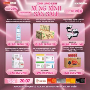Nha Phuong Instagram - 💥 DEAL NỔI BẬT – CHỈ CÓ TRONG MEGA LIVESTREAM 20.7💥
👗 Gia dụng thông mình
💄 Set trang điểm lung linh – DEAL SIÊU HỜI
👜 Túi xách trendy – giảm ĐẬM SÂU

🧡 Xem live, săn ngay deal cực phẩm từ Sĩ Thanh & Nhã Phương!
📅 12h00 trưa - 20/7
🎁 Có quà tặng – Có mã giảm – Có deal hời 🥰
#shopeelive #socialelite #sithanh #nhaphuong #megalivestream #shopeemembershipday