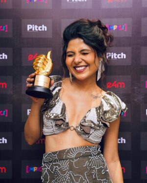 Niharika Jain Instagram - Our first ever award 🥹❤️
Some moments feel straight out of a dream, and this is definitely one of them! ✨
Honored to receive the Best Fashion Influencer – Jury Choice at the Impact Digital Influencers Awards by @exchange4media ! A massive thank you to the jury for this recognition, it truly means the world.
To my amazing team at @chtrbox.represent @chtrbox , you’ve been my rock, my biggest cheerleaders, and my constant support. Thank you for believing in me every step of the way!
And to YOU, my incredible audience, my #NiKaParivar , this journey wouldn’t be the same without your love, encouragement, and faith in me. From the bottom of my heart, thank you for being part of this ride.
Here’s to more dreams, more hard work, and more magic! ✨♥️ #Grateful #ImpactDigitalInfluencersAwards
My outfit from - @the_adhya_designer
@karanpheri @the_dusky_girl__ @milonimapara @kritikathreen @shlaghagupta
#niharikajain