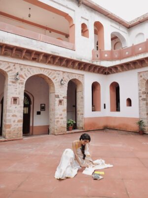 Niharika Jain Instagram - Just say one word 🥹❤️
📍 @rambiharipalace
#niharikajain