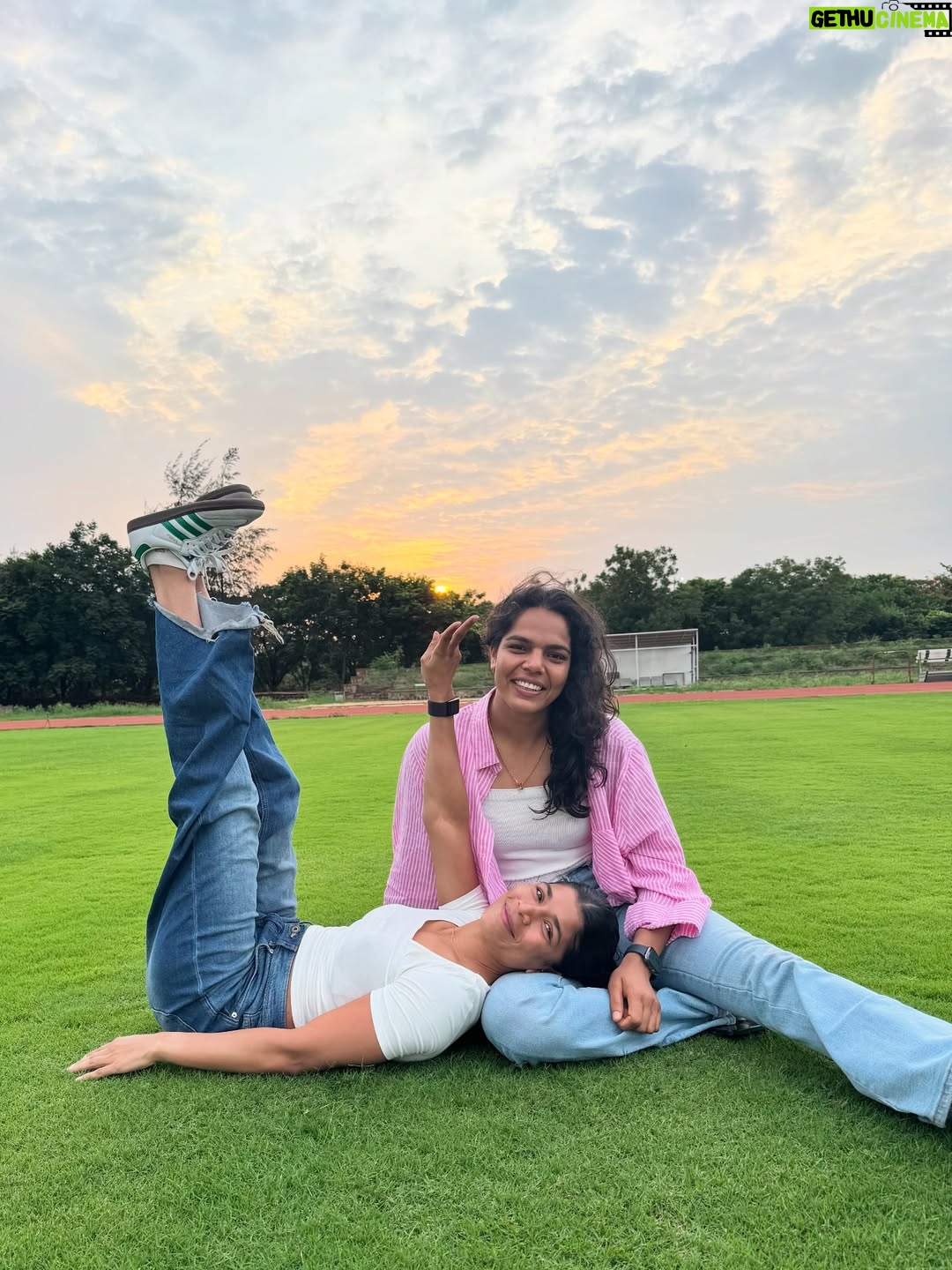 Nikhat Zareen - 9.4K Likes - Reunited after a year and still as crazy as ever — some things never mature..🐒❤️👯‍♀️

#BackTogetherAgain #BestieGoals #PartnersInCrime