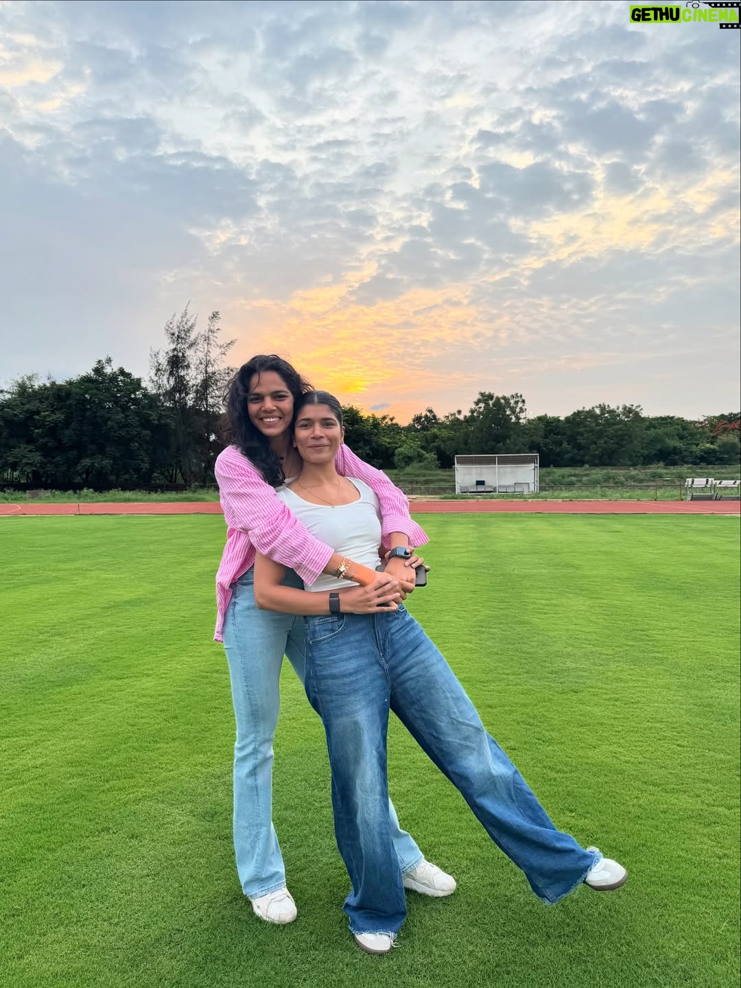 Nikhat Zareen - 9.4K Likes - Reunited after a year and still as crazy as ever — some things never mature..🐒❤️👯‍♀️

#BackTogetherAgain #BestieGoals #PartnersInCrime