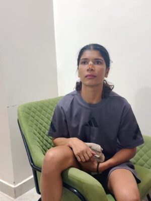 Nikhat Zareen Instagram - Bleeding nose. Bruised face. Pain didn’t stop me. Fear didn’t touch me. I didn’t come this far to stop for blood.💥🩹🦾
#BeingRelentless #FighterInAndOut
