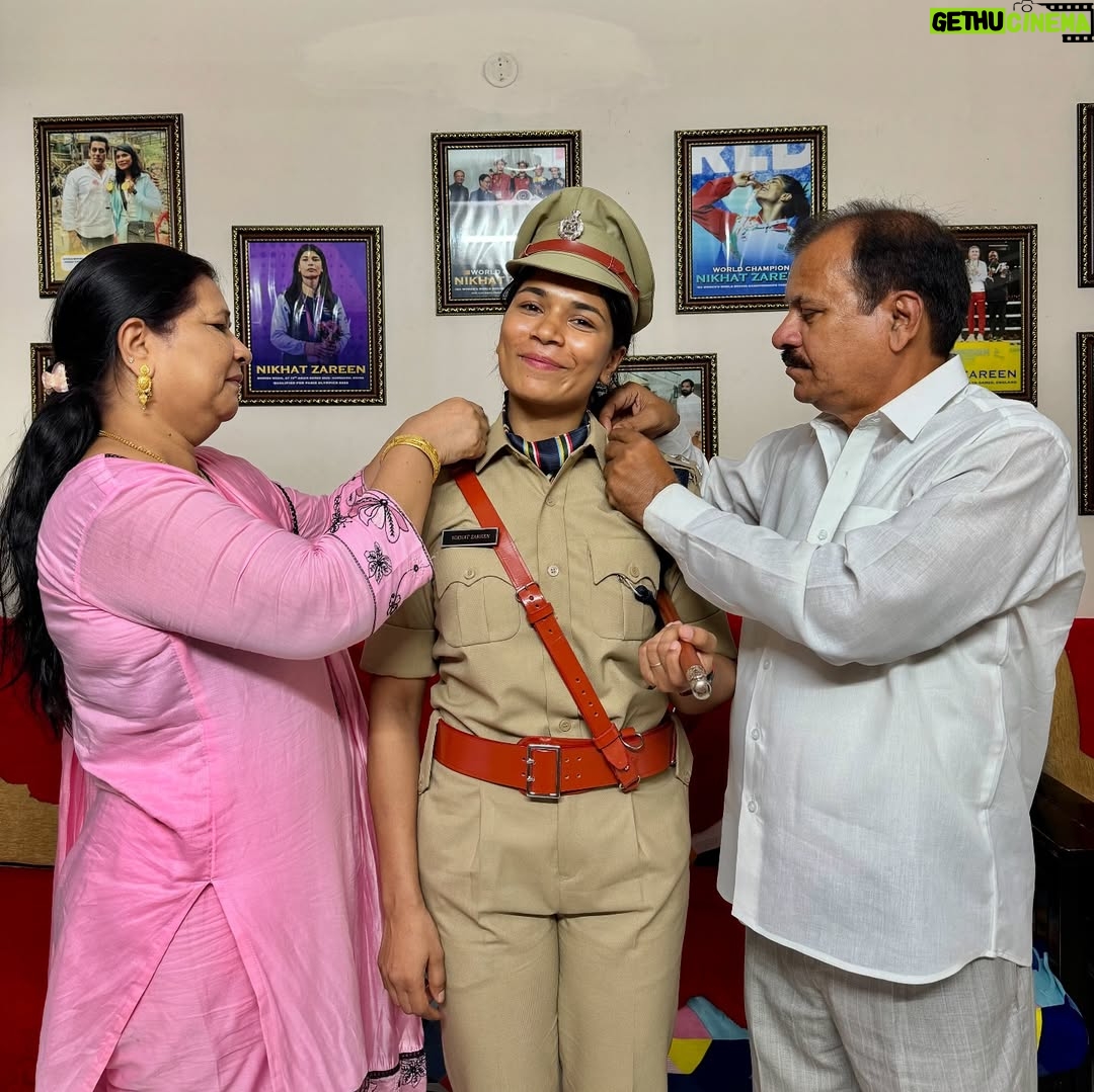 Nikhat Zareen - 34K Likes - Happy Father’s Day to the man who stood behind me like a rock.🦾🌟
Everything I am is built on his hard work and belief in me. Proud to be your daughter every single day.😇🙌🏻