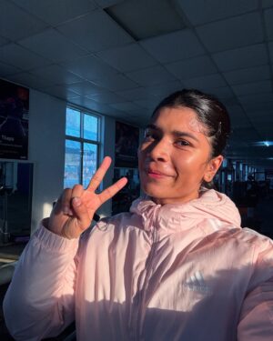 Nikhat Zareen Instagram - Had an incredible time training at @army_sports_insitute_ .
Got to push myself, sharpen my skills, and reconnect with the fighter in me. Boxing is all about staying focused, and this place helped me find that focus again. One step, one punch, one round at a time — the dream’s still in sight. 🎯🙌🏻
@media.iccsai @gosportsvoices