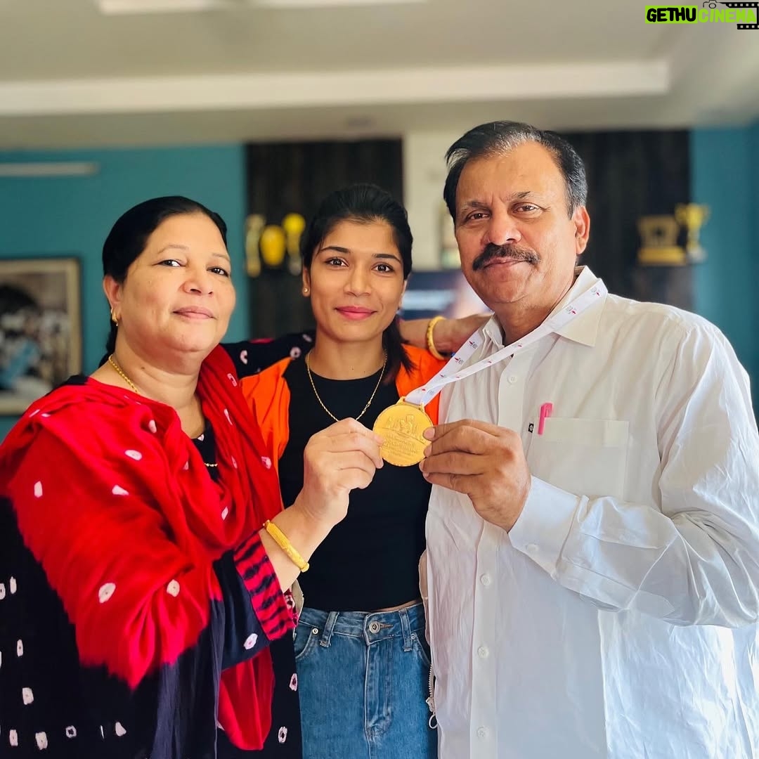 Nikhat Zareen - 34K Likes - Happy Father’s Day to the man who stood behind me like a rock.🦾🌟
Everything I am is built on his hard work and belief in me. Proud to be your daughter every single day.😇🙌🏻