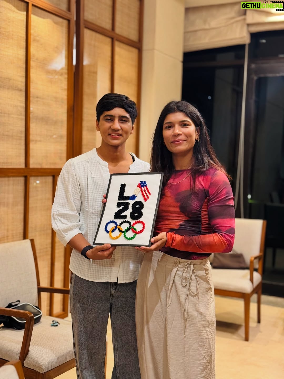 Nikhat Zareen - 10K Likes - Surrounded by love, laughter, and the best people. That’s how a birthday should be.✨🤗

P.S: Thank you everyone for the lovely birthday wishes, you made my day so special.❤️😇🙏🏻