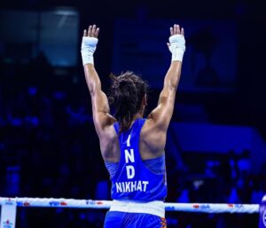 Nikhat Zareen Instagram - 𝟐𝟎𝟐𝟐 𝐖𝐎𝐑𝐋𝐃 𝐂𝐇𝐀𝐌𝐏𝐈𝐎𝐍! 🥇
It's finally here. The culmination of years of hardwork and perseverance. India, this one's for you. We did it, together 🔥
#WorldBoxingChampionship
#IBAWWC2022 🥊🥇🇮🇳