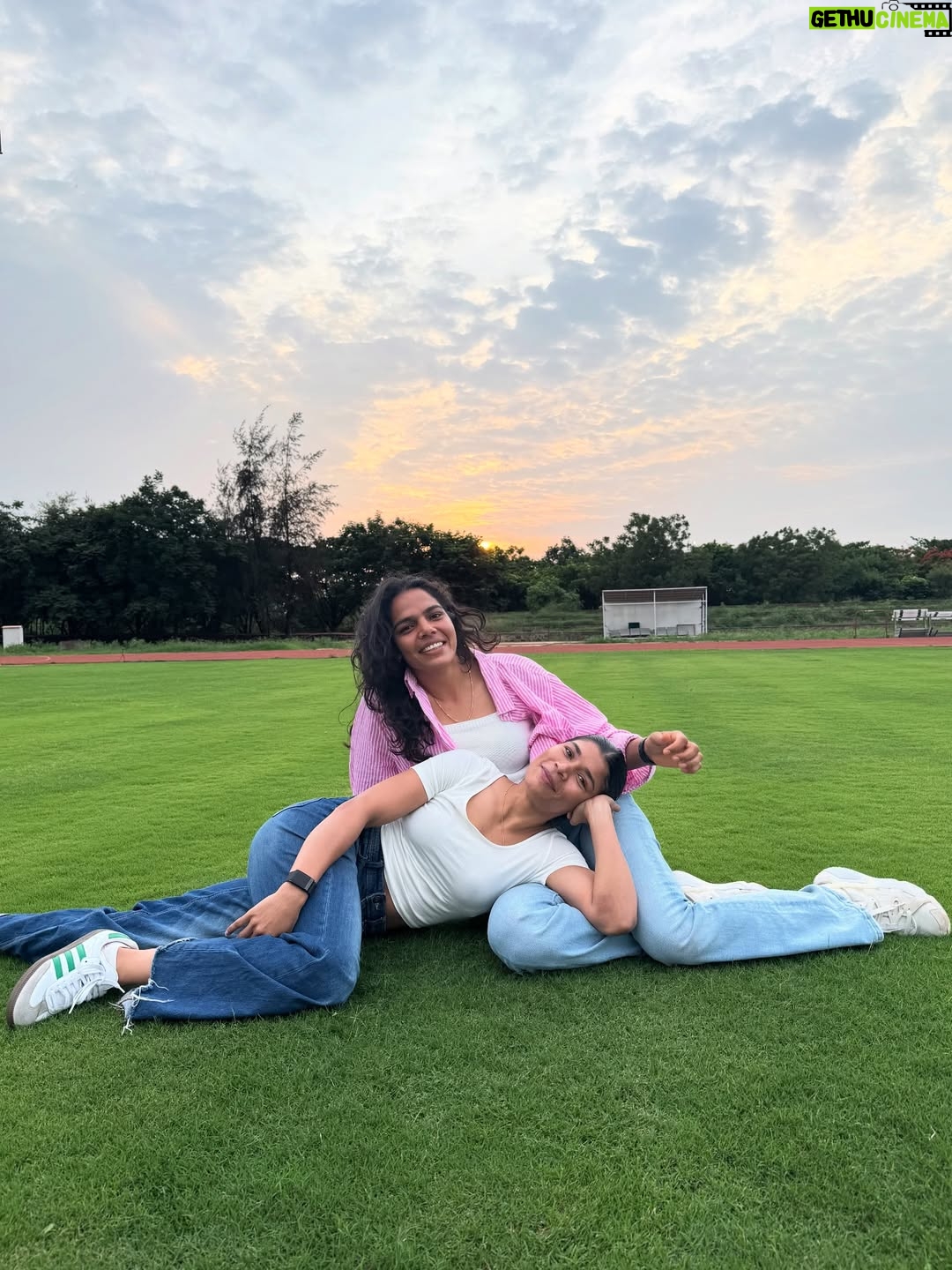 Nikhat Zareen - 9.4K Likes - Reunited after a year and still as crazy as ever — some things never mature..🐒❤️👯‍♀️

#BackTogetherAgain #BestieGoals #PartnersInCrime
