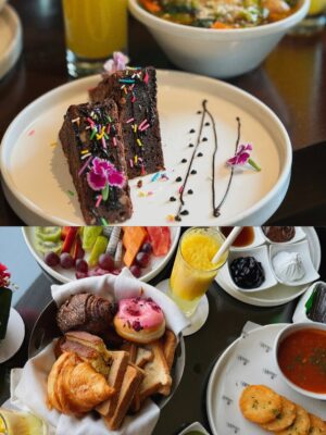 Nikita Bhamidipati Instagram - 𝒮𝓉𝒶𝓎𝒸𝒶𝓉𝒾𝑜𝓃, 𝒷𝓊𝓉 𝓂𝒶𝓀𝑒 𝒾𝓉 𝒸𝓇𝒾𝓂𝓈𝑜𝓃 🪞🥀 @eroshotelnewdelhi