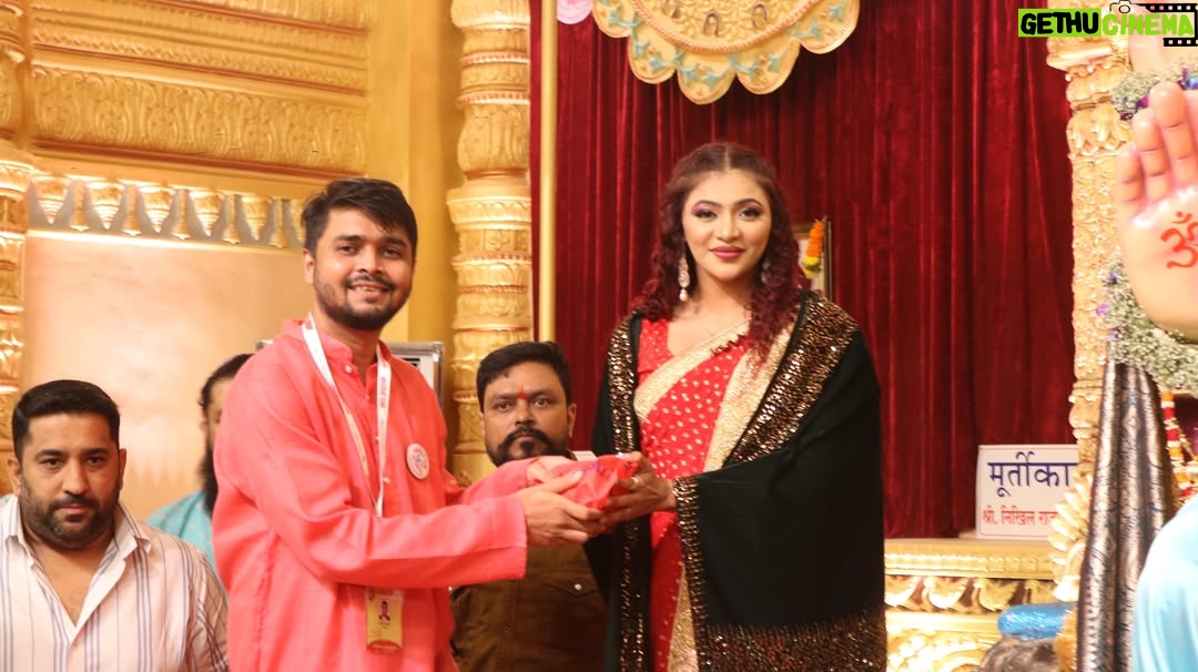 Nikita Ghag - 3 Likes - 🙏✨ Blessed to seek Bappa’s divine darshan at Andhericha Raja.
Grateful for this spiritual moment filled with peace, positivity, and blessings. 🌸🌺
May Lord Ganesha shower his grace on everyone. 💫❤️

#AndherichaRaja #GanpatiBappaMorya #GaneshUtsav2025 #BlessedDarshan #SpiritualJourney #GanpatiFestival #MumbaiGanpati #FestiveVibes #BappaMorya #positivevibesonly2025