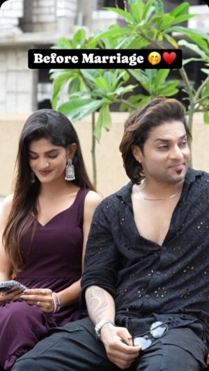 Nikita Kumawat Instagram - Ladkiyon Ke Do Roop Hote Hai 😅🤣 (wait for end)
#niksh @shrikkrish
#nikksfamily #reels