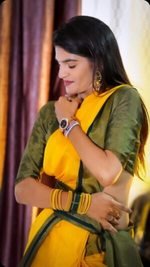 Nikita Kumawat Instagram - Babydoll in Saree 🙈
#nikksfamily #reels
