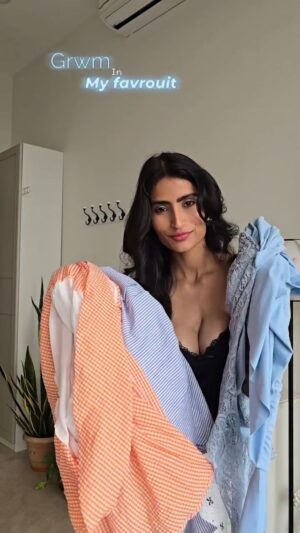 Nikita Tiwari Instagram - Grwm in my favorite/favrouit 🫠👗🐋💙
#grwm #trending #love #explorepage #summer #summer #reels #insta #blue #explorepage #travel