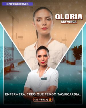 Nina Caicedo Instagram - ¿Quién dijo que venir al hospital era aburrido? 😍🏥 Con este equipo, el único riesgo es de infarto 💘 con tantos doctores y enfermeras hermosos/as en un mismo lugar. 🩺 ¿Cuántos de acuerdo?🤔
Lanzamiento de #Enfermeras, ESTA NOCHE, después de #MasterChefCelebrity