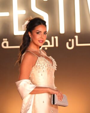 Nina Maghrabi Instagram - From the premiere of “Everyone loves Touda @elgounafilmfestivalofficial
Dressed in @farahalmesbahofficial
Mua @byyomnakatary
Hair @alsagheersalons @abdallah_zanati
Jewllery @glamour.jewellery
Styled by @musaed.d