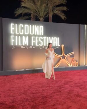 Nina Maghrabi Instagram - From the premiere of “Everyone loves Touda @elgounafilmfestivalofficial
Dressed in @farahalmesbahofficial
Mua @byyomnakatary
Hair @alsagheersalons @abdallah_zanati
Jewllery @glamour.jewellery
Styled by @musaed.d