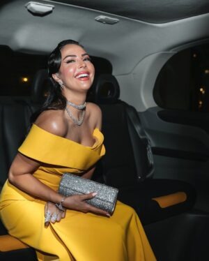 Nina Maghrabi Instagram - From the 7th edition of @elgounafilmfestivalofficial’s opening ceremony 💛
Styled by @musaed.d
Dress @nourfathallah
Jewllery @glamour.Jewllery
MUA @ahmedelkhawaga1
Hair @alsagheersalons @abdallah_zanati