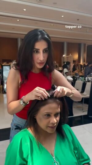 Nish Hair Instagram - The Backcombed Hair Topper adds volume and coverage, giving you fuller hair in seconds
#nishhair #nishhairkimalkin #hairextensions #hairtopper #backcombedhairtopper