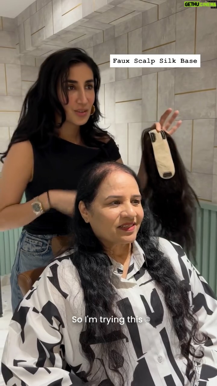 Nish Hair - 2.1K Likes - Just look at this transformation… Our Faux Scalp Silk Base Topper looks like your own scalp. It’s super lightweight, breathable, and gives natural looking coverage.

#nishhair #nishhairkimalkin #hairtopper #hairextensions #nishhairbangalore