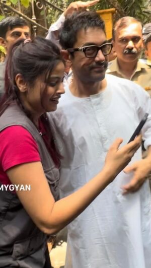 Nishu Tiwari Instagram - Viral bhayani ki Bhatiji 📸🤩
#amirkhan #papraazi #sitarejameenpar #aamirkhan