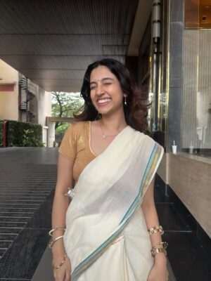 Nisman Parpia Instagram - Onam vibes only🌸 (kya khaana tha bhai)