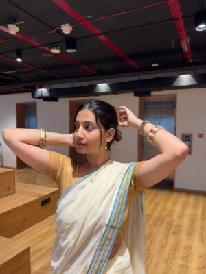 Nisman Parpia Instagram - Onam vibes only🌸 (kya khaana tha bhai)