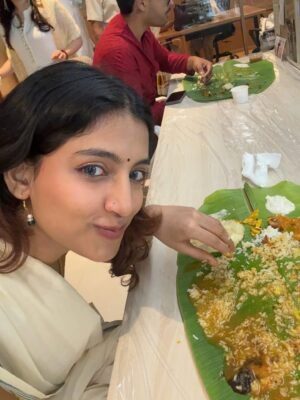 Nisman Parpia Instagram - Onam vibes only🌸 (kya khaana tha bhai)