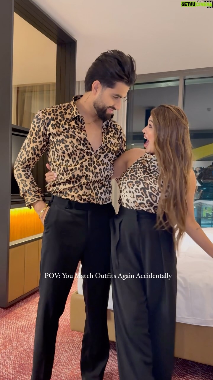 Nita Shilimkar - 463.8K Likes - “This is the love language we share.”❤️🧿
.
.
.
#nita #reels #fashion #couple #outfits #love #twinning👯