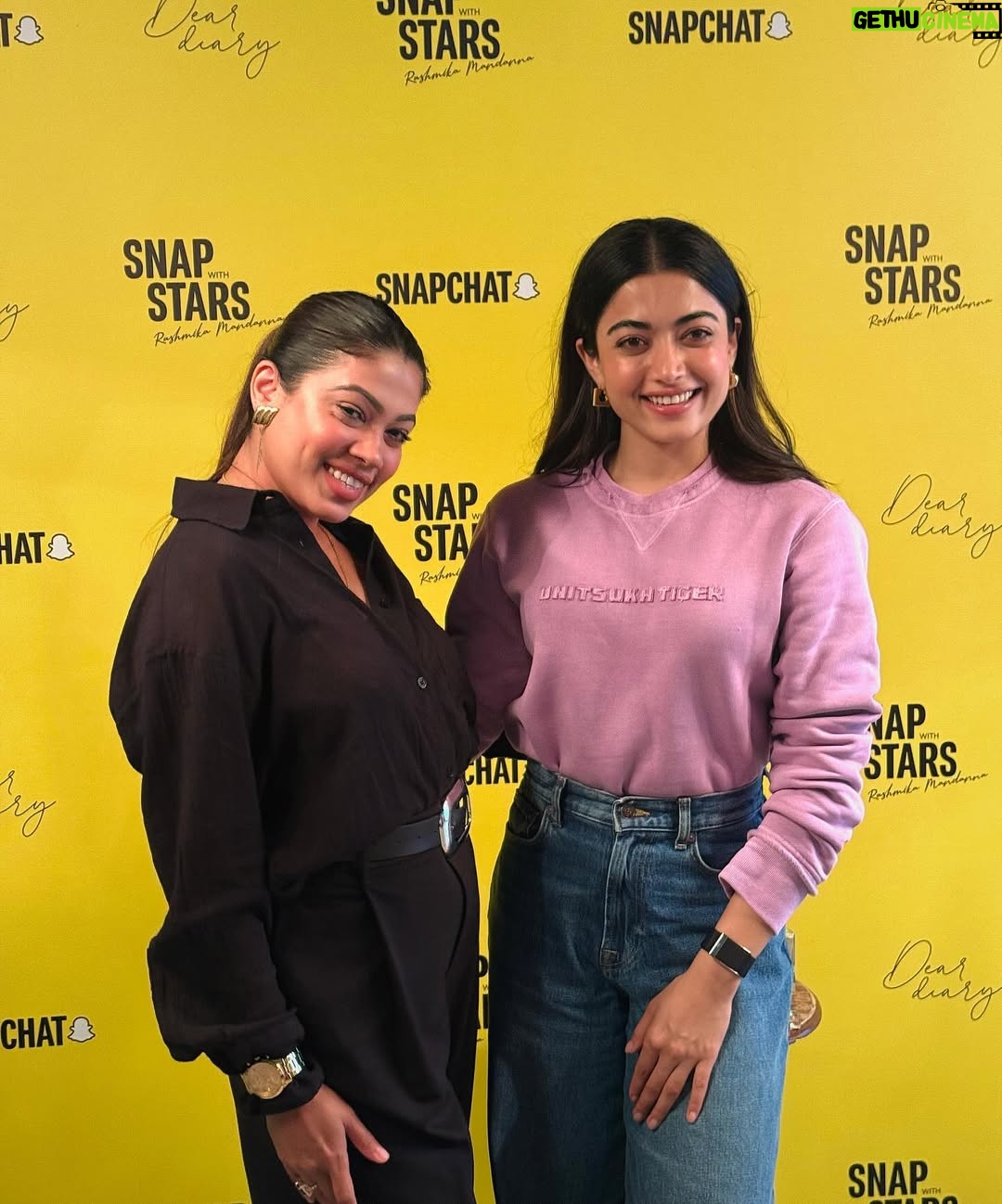 Nita Shilimkar - 300.4K Likes - From heartfelt stories to powerful beginnings — congratulations @rashmika_mandanna on @deardiarybyrm 💌
Thank you @snapchat for such a wholesome day✨
.
.
.

#DearDiarySnapStarSquad
#SnapWithStars
#SayItWithASnap