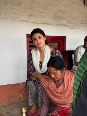 Niti Shah Instagram - My 5th movie in just 2 years! ✨
Koshedhunga will always hold a very special place in my heart. The story beautifully revolves around the central character Shital @surakshyapanta 💖 My character Nilima, though a short and sweet role, carries a journey of her own to share.🌸 Every project teaches you something new, and with Koshedhunga I’ve grown wiser, more grateful, and inspired to keep creating. 💫 A heartfelt thank you to the iconic director of 'Purna Bahadur Sarangi' @director.sarojpoudel sir for trusting me to be a part of Koshedhunga. As the name suggests, may this project mark another milestone for him and our entire team to cherish and achieve. 🧿✨ 

🎬 Koshedhunga is officially out in cinemas from today ~ August 28 (Bhadra 12).
Can’t wait to see you all at the theatres and share this story together! ❤️